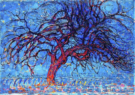 the red tree Piet Mondrian